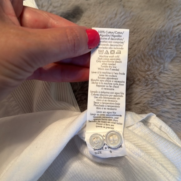 Calvin Klein Jeans White Blouse - Picture 7 of 10